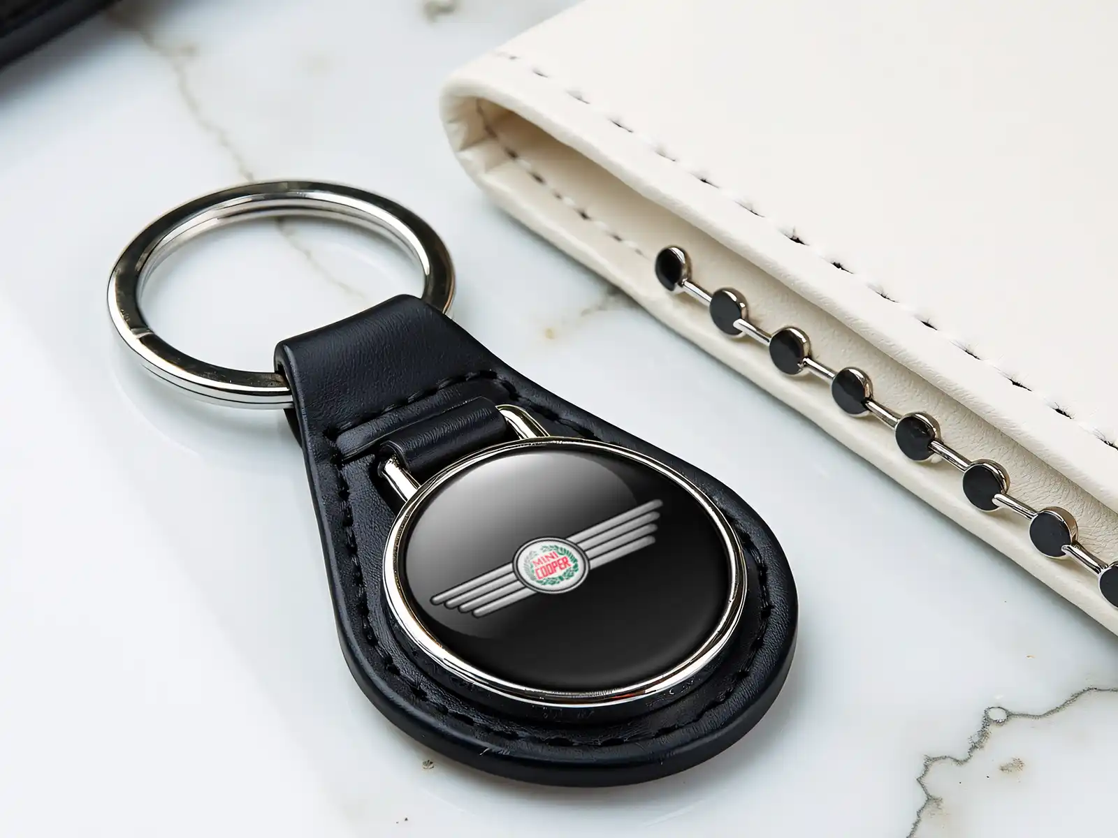 Mini Cooper Designer Key Holder High-Quality Style Racing Look